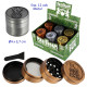 1T. Ø4 cm. Expositor con 12 grinder metálicos 4 partes