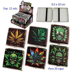 1T. Expositor con 12 pitilleras metal para 20 cigarrillos