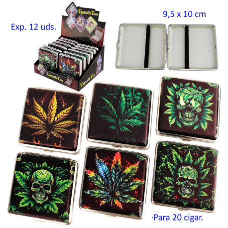 1T. Expositor con 12 pitilleras metal para 20 cigarrillos