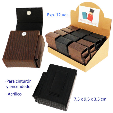 1T. Expositor con 12 tabaqueras acrílicas