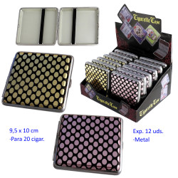 1T. Expositor con 12 pitilleras metal para 20 cigarrillos