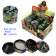 1T. Ø5 cm. Expositor con 12 grinder metálicos 4 partes