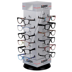 3T. Expositor  24 Gafas de Lectura «Zippo»