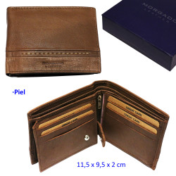 3T. Cartera Cuero en piel