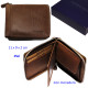3T. Cartera con cremallera Cuero de piel