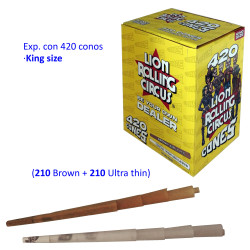 3T. «Lion Rolling Circus» Cones bulk 420 king size