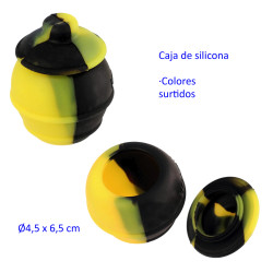 1T. Cajita silicona colores surtidos