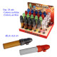 1T. Expositor con 24 botes de cristal
