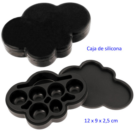 1T. Caja silicona nube negra