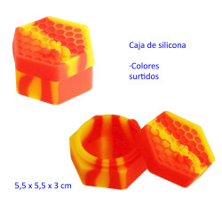 1T. Caja silicona colores surtidos