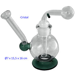 5T. 16 cm Bong de cristal