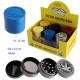 1T.  Ø 4 cm. Expositor con 12 Grinders metal 4 partes