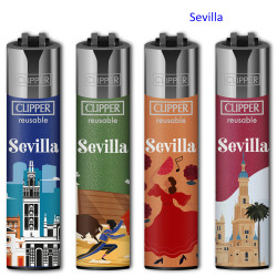 4T. Clipper «SEVILLA 2024» Exp. 48 encendedores