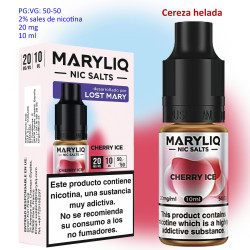 4T. 20 mg. Cherry Ice «MARYLIQ» Sales de nicotina