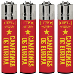 4T. Clipper «CAMPEONES DE EUROPA» Exp. 48 encendedores