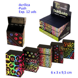 1T. Expositor con 12 tabaqueras acrílicas «TG»