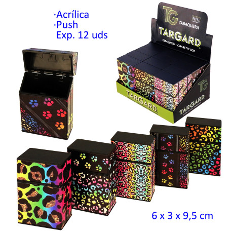 1T. Expositor con 12 tabaqueras acrílicas «TG»