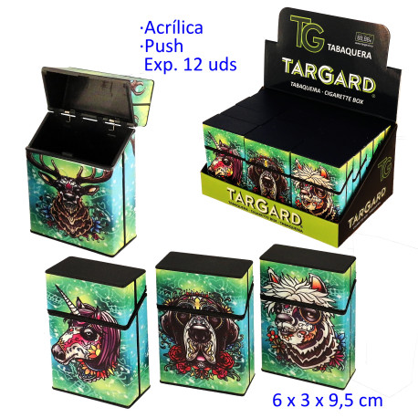1T. Expositor con 12 tabaqueras acrílicas «TG»