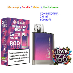 5T. Love 66 20 mg. «BALMY GO CRYSTAL» Vaper desechable