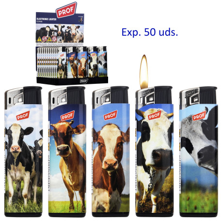 3T. Expositor con 50 encendedores piezo «Prof» gradient dots