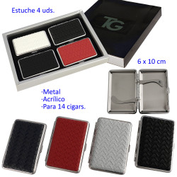 1T. Expositor con 4 Pitilleras «TG» para 14 cigarrillos