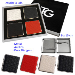 1T. Expositor con 4 Pitilleras «TG» para 20 cigarrillos