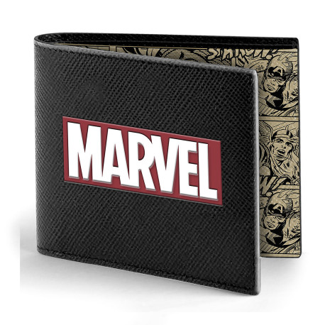 3T. MARVEL Billetero de Hombre Comics