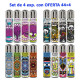4T. Set with 4 displays 44 decorated «Clipper» lighters + 4 classic free