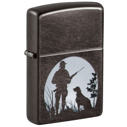 3T. Encendedor «Zippo» 28378 Hunter With Dog Design 2