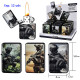 3T. Expositor con 12 encendedores gasolina «Champ» World Troops