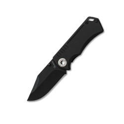 3T. 5,8 cm. Navaja «Albainox» negra con tornillería calada