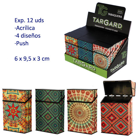 1T. Expositor con 12 tabaqueras acrílicas «TG»