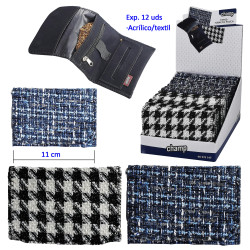 3T. Expositor con 12 bolsas para picadura de tabaco «Champ» tweed