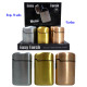 3T. Expositor 9 encendedores turbo jet «Easy Torch 8» metal classic 3 colores