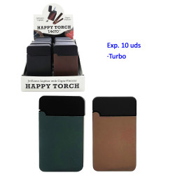 3T. Expositor 10 encendedores turbo jet «Happy Torch Takito»