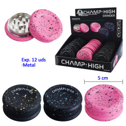 3T. Ø 5 cm. Expositor con 12 Grinders «CHAMP» the granite
