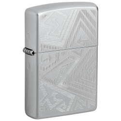 3T. Encendedor «Zippo» 205 Satin Chrome