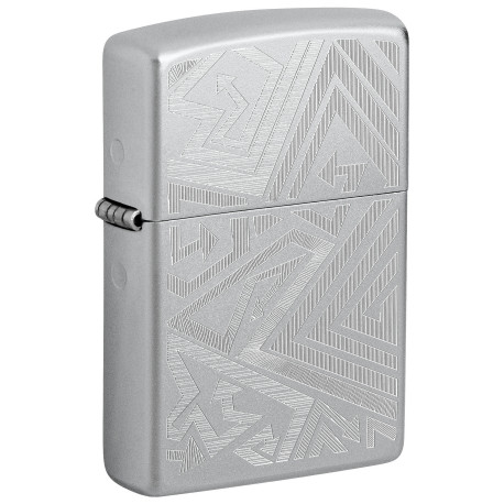 3T. Encendedor «Zippo» 205 Satin Chrome