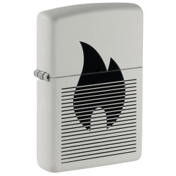3T. Encendedor «Zippo» 214 White Matte