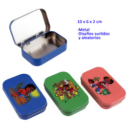 1T. Caja metálica diseños surtidos