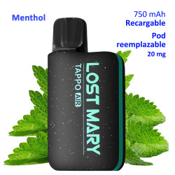 4T. Menthol 20 mg. «Lost Mary TAPPO» Kit recargable