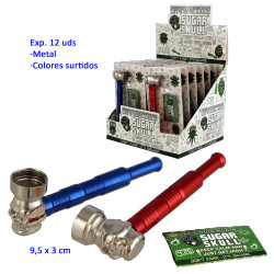1T. Expositor 12 Pipas metal 9,5 cm.