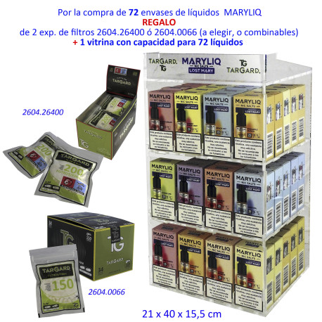 6T. Expositor para 72 MARYLIQ «LOST MARY»