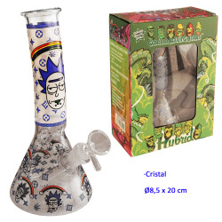 1T. 20 cm. Bong de cristal