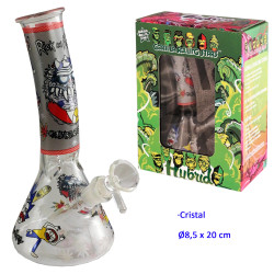 1T. 20 cm. Bong de cristal