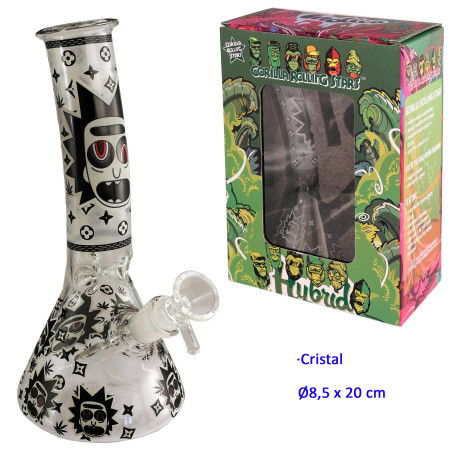 1T. 20 cm. Bong de cristal