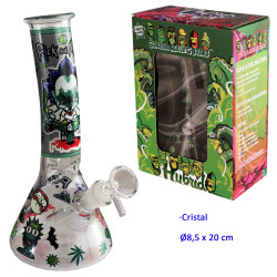 1T. 20 cm. Bong de cristal