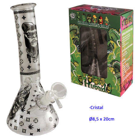 1T. 20 cm. Bong de cristal
