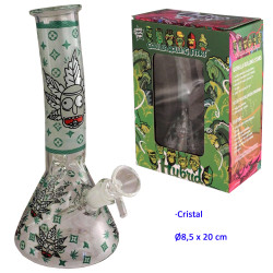1T. 20 cm. Bong de cristal