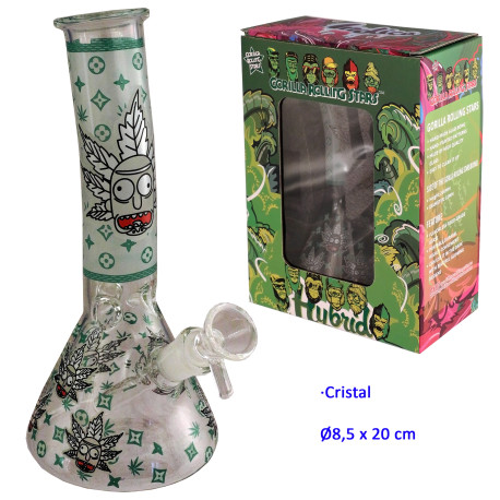 1T. 20 cm. Bong de cristal